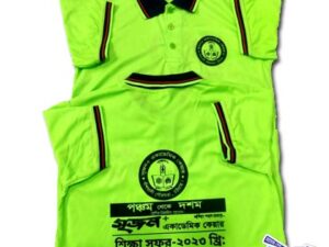 JERSEY POLO MASH lIME