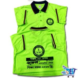 JERSEY POLO MASH lIME