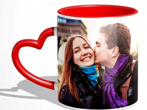 Sublimation LOVE Red Rin Mug with Print