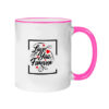 Sublimation pink Rin Mug with Print