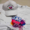 Jersey Neck White T-shirt with print - Image 4