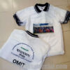 JERSEY POLO MASH WHITE BLACK