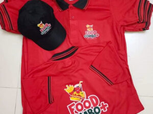 JERSEY POLO MASH RED