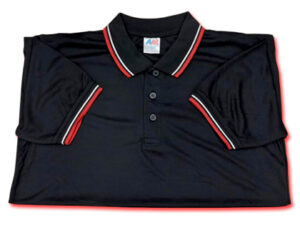 Jersey Black polo Mash t-shirt ( solid )