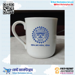 Chiramic White Golden Rin Mug with Print