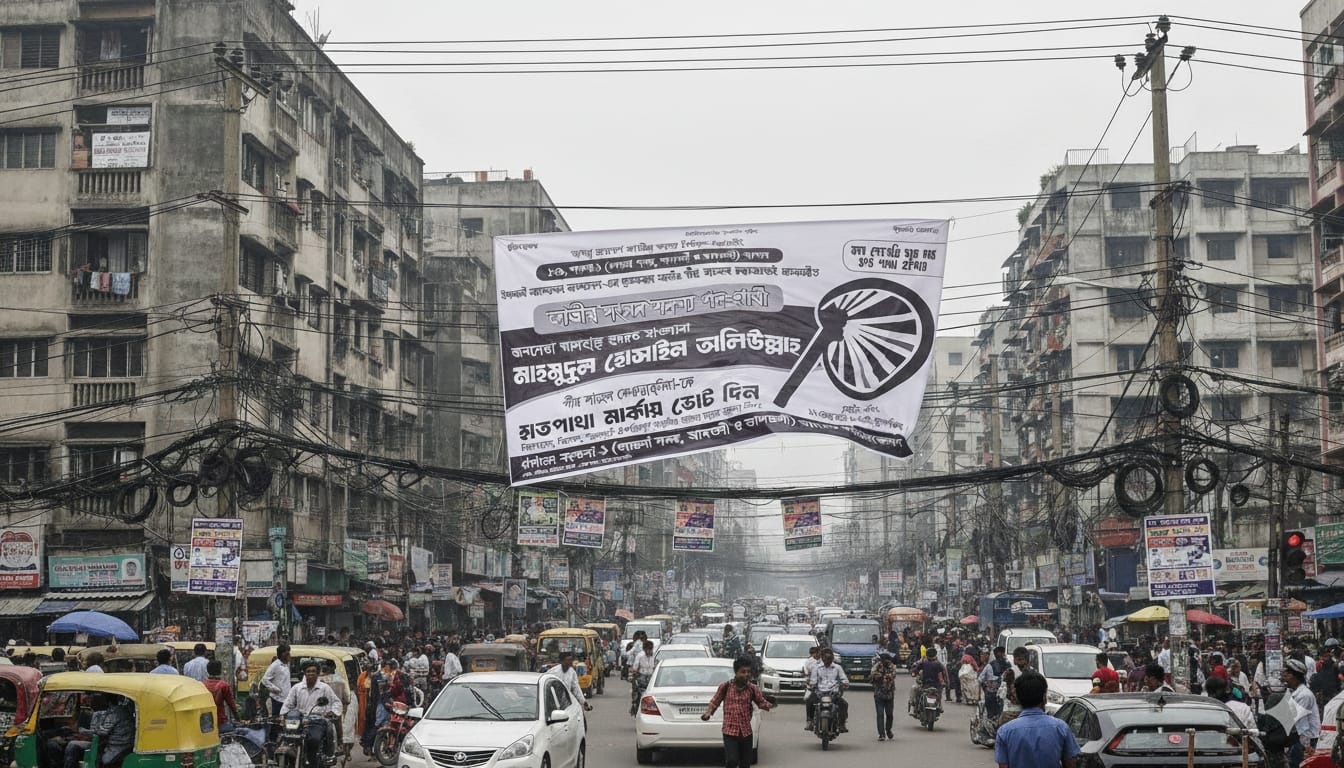 Election cloth banner print (নির্বাচনের কাপড়ের ব্যানার প্রিন্ট) - Image 6