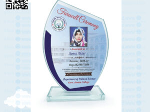 ​Custom Glass Crest - Farewell Ceremony Honor Shield